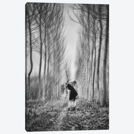 Little Moving Human I Canvas Print #APS59} by Alessandro Passerini Canvas Wall Art