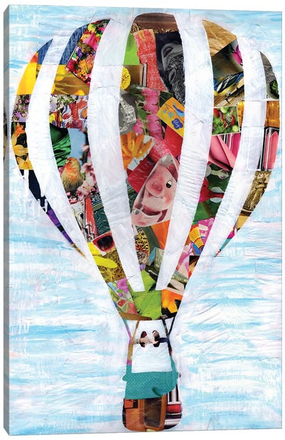 Hot Air Balloon Canvas Art Print - Artpoptart