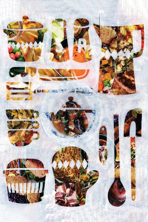 Kitchen Collection by Artpoptart wall art