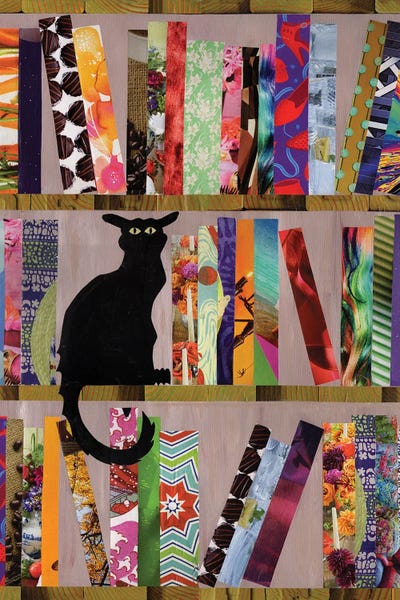 Black Cats: Bookcat by Artpoptart