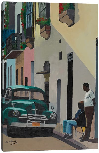 Quiet Cuba Canvas Art Print - Anne du Planty