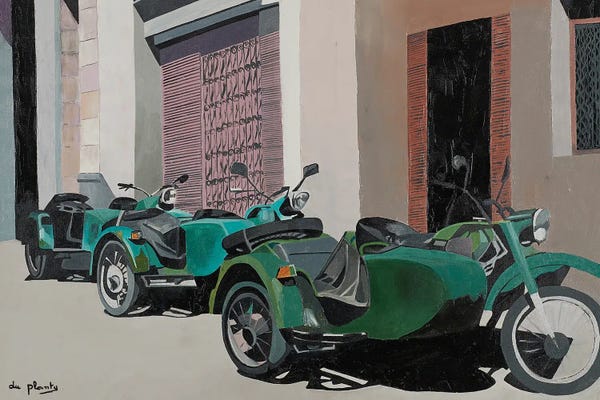 Anne du Planty: Side Parade, Cuba by Anne du Planty