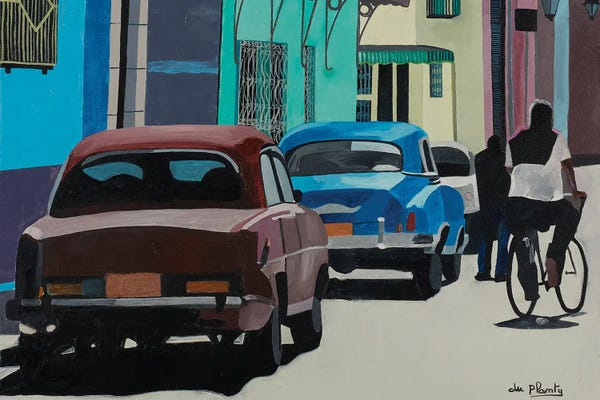 Anne du Planty: Cars In Trinidad, Cuba by Anne du Planty