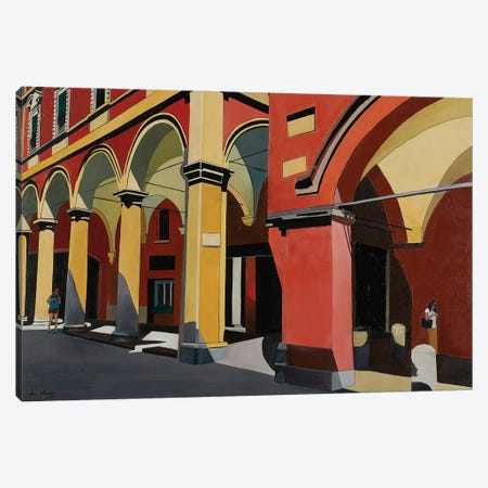 Walk In Bologna Canvas Print #APY20} by Anne du Planty Art Print