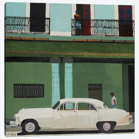 White Havana Canvas Print #APY22} by Anne du Planty Canvas Print