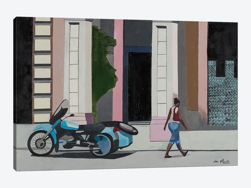 Havana Motocycle, Cuba by Anne du Planty 1-piece Canvas Artwork