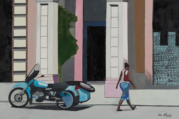 Anne du Planty: Havana Motocycle, Cuba by Anne du Planty