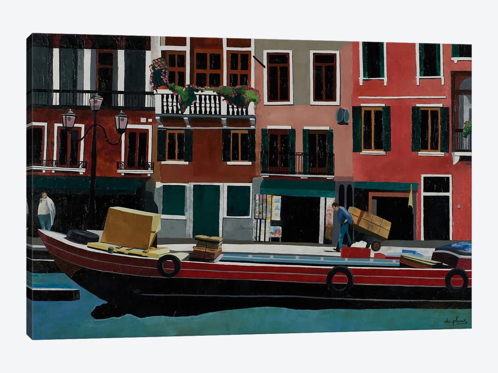 Laborious Venice, Italy by Anne du Planty 1-piece Canvas Art Print
