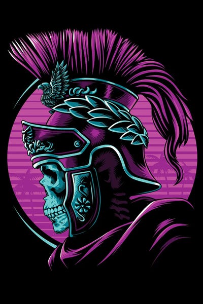 Blue: Retro Roman by Alberto Perez