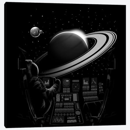 Saturn Canvas Print #APZ117} by Alberto Perez Canvas Art