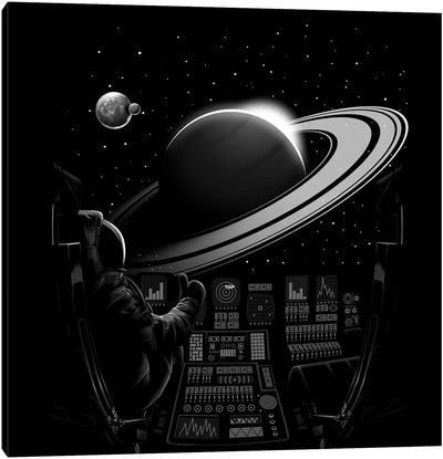 Saturn Canvas Art Print - Alberto Perez