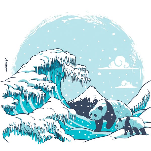 Pandas: Polar Wave Panda by Alberto Perez