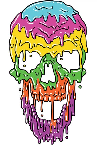 Alberto Perez: Liquid Skull by Alberto Perez
