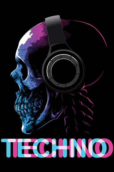 Alberto Perez: Techno Skull by Alberto Perez