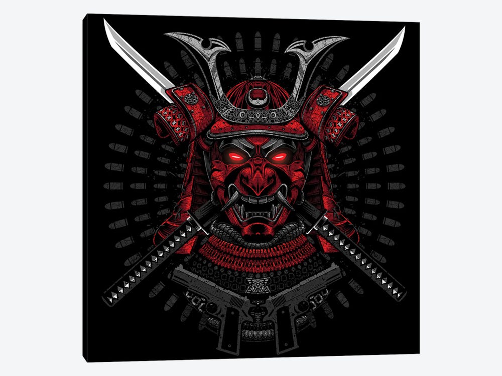 Red Samurai by Alberto Perez 1-piece Art Print