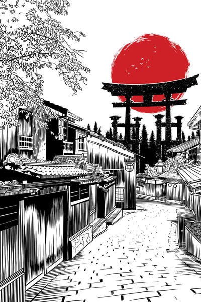 Alberto Perez: Street Torii by Alberto Perez