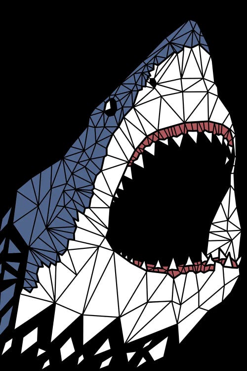 Geometric Great Shark