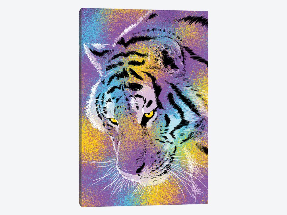 Tiger Colorful by Alberto Perez 1-piece Canvas Print