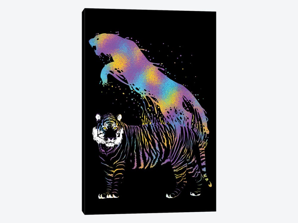 Tiger Ink Colorful 1-piece Canvas Art Print