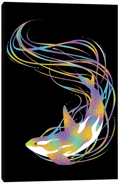 Fantasy Killer Whale Canvas Art Print - Shark Art