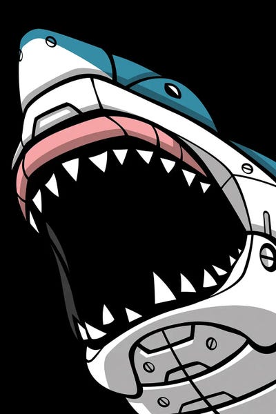Alberto Perez: Mechanic Shark by Alberto Perez