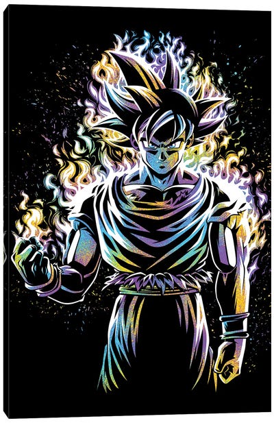 Ultra Instinct Canvas Art Print - Goku