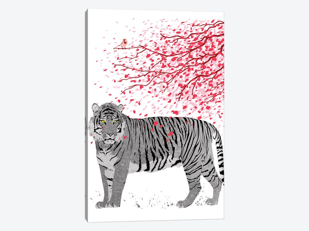 Cherry Tree Tiger by Alberto Perez 1-piece Art Print