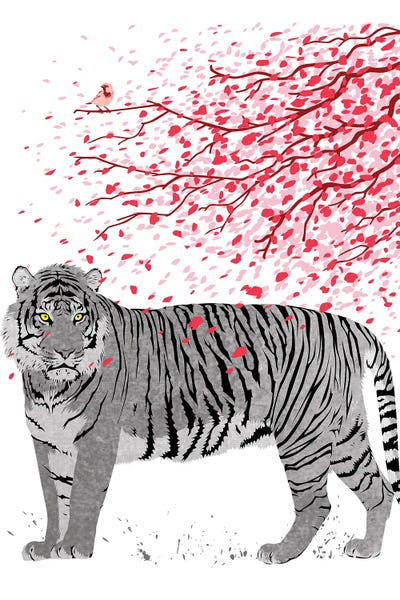 Alberto Perez: Cherry Tree Tiger by Alberto Perez