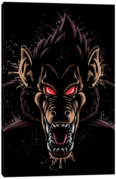 Warrior Monkey Canvas Art Print - Dragon Ball Z