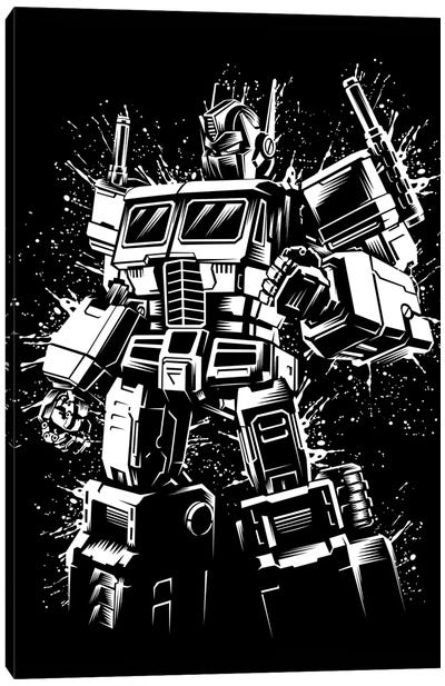Inking Robot Canvas Art Print - Transformers