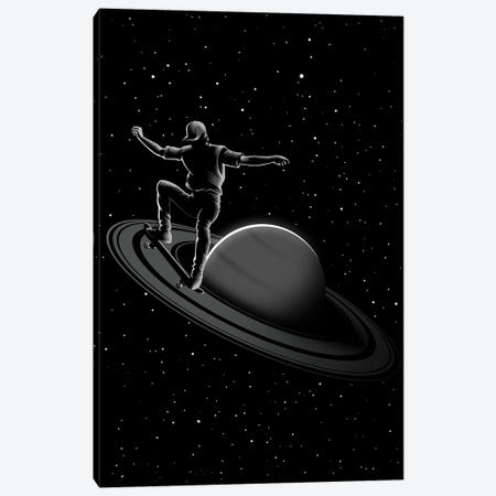 Skater In Saturn Canvas Print #APZ222} by Alberto Perez Canvas Print