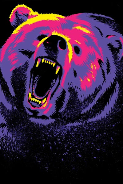 Grizzly Bears: Purple Grizzly by Alberto Perez