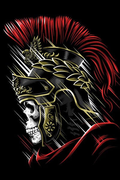 Alberto Perez: Roman Skull by Alberto Perez