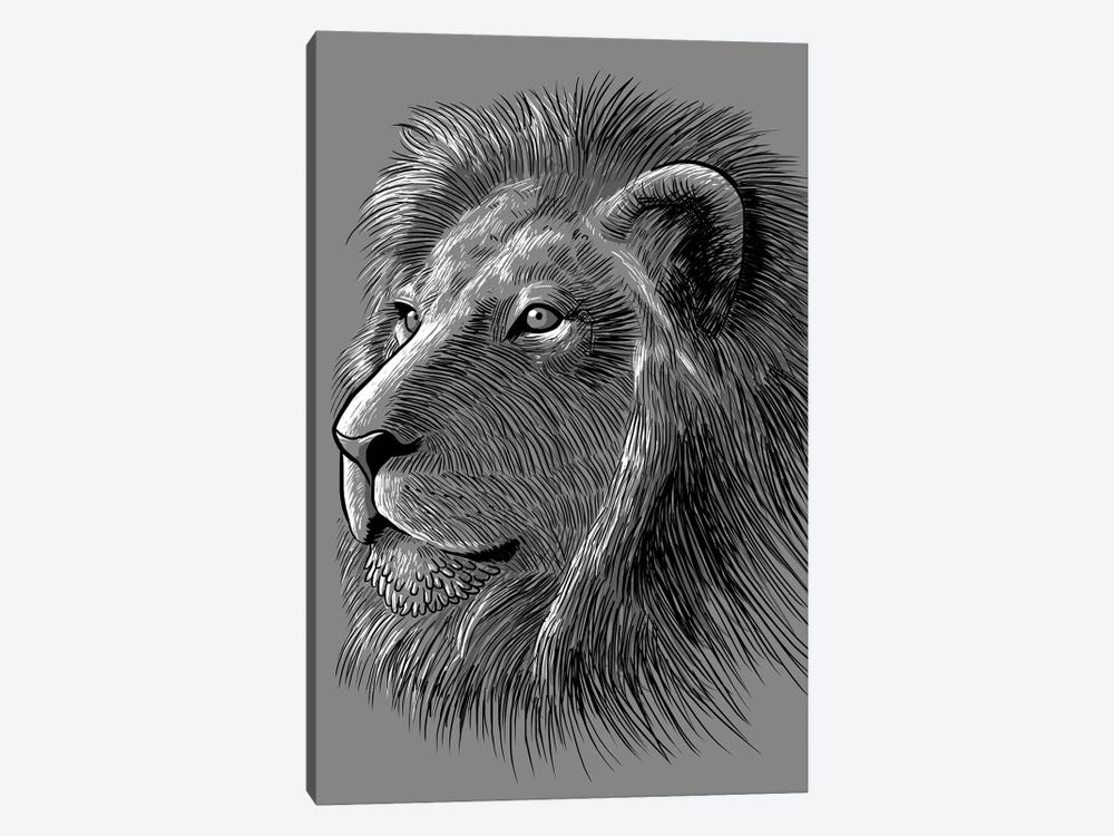 Sketch Lion by Alberto Perez 1-piece Canvas Wall Art