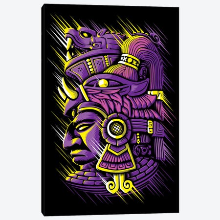 Retro Aztec Canvas Print #APZ242} by Alberto Perez Canvas Art Print