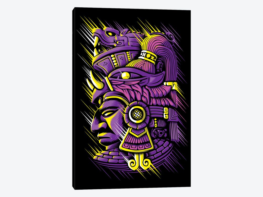 Retro Aztec by Alberto Perez 1-piece Canvas Art