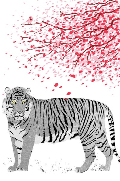 Alberto Perez: Cherrytree Tiger by Alberto Perez