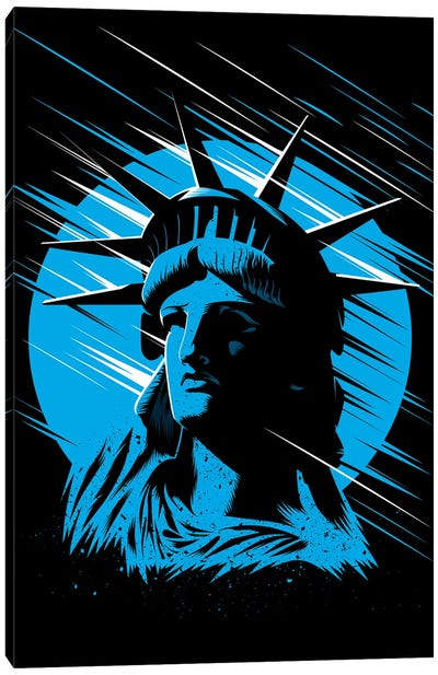 Statue Of Liberty Canvas Art Print - Alberto Perez