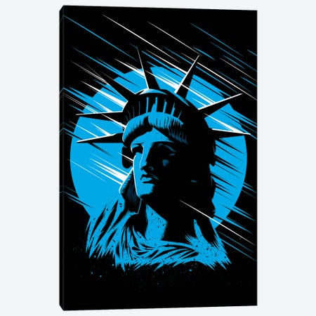 Statue Of Liberty Canvas Print #APZ246} by Alberto Perez Canvas Wall Art