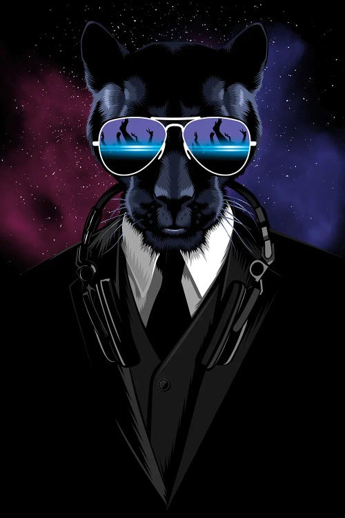 Techno Panther by Alberto Perez wall art