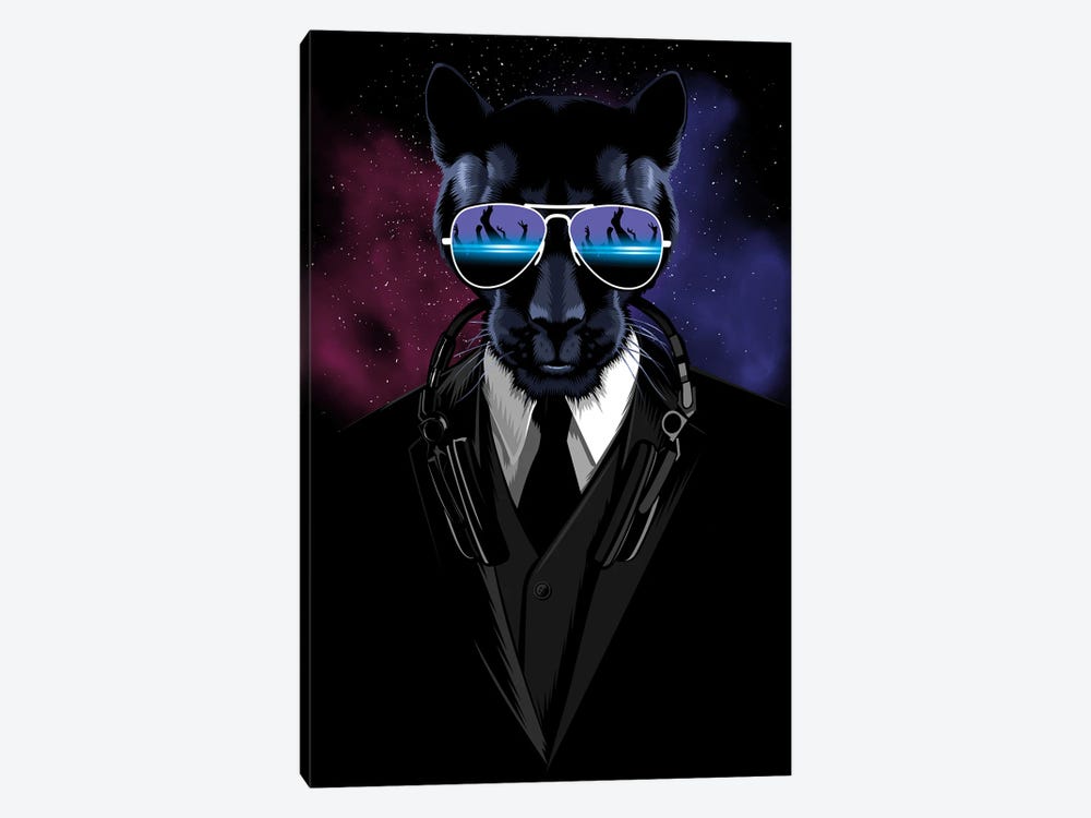 Techno Panther by Alberto Perez 1-piece Canvas Wall Art