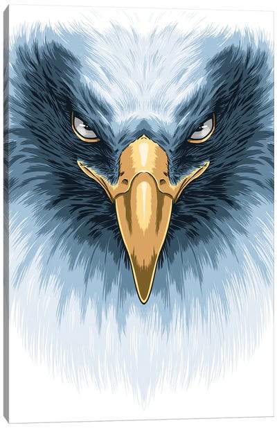 White Eagle Canvas Art Print - Lakehouse Décor