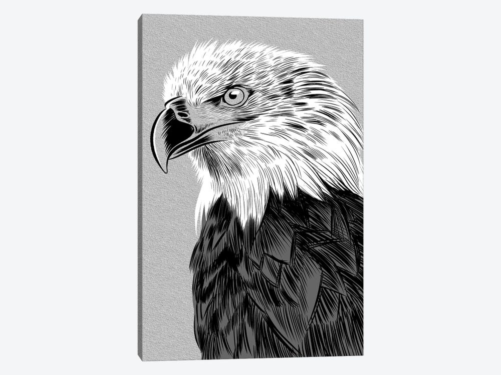 Eagle Sketch by Alberto Perez 1-piece Canvas Art Print