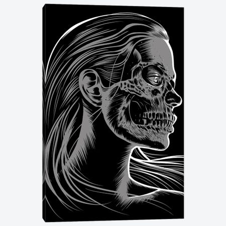 Girl Skull Canvas Print #APZ345} by Alberto Perez Canvas Print