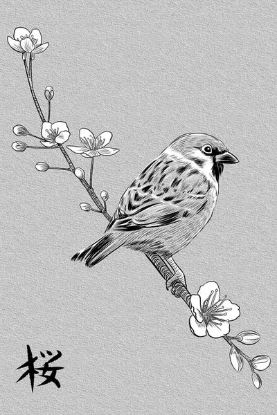 Alberto Perez: Kanji Sparrow by Alberto Perez