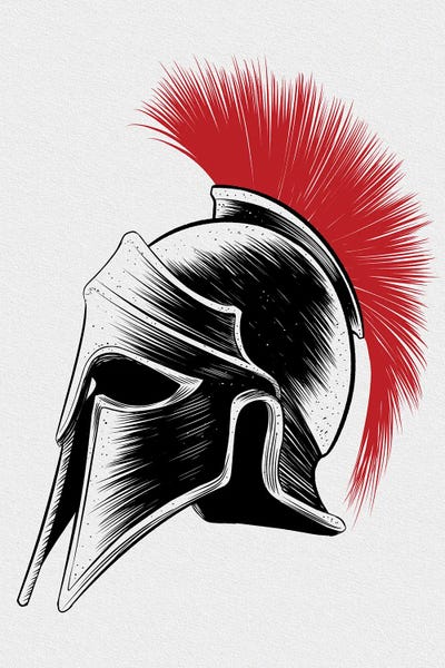 Alberto Perez: Spartan Helmet by Alberto Perez