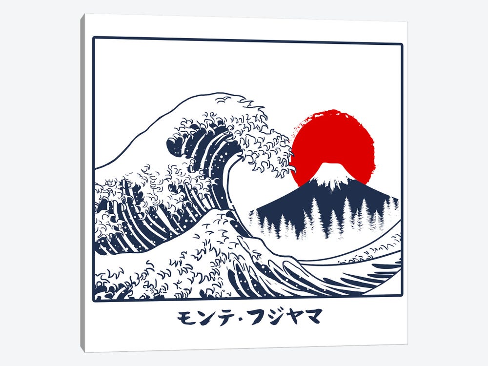 Fujiyama Wave by Alberto Perez 1-piece Art Print
