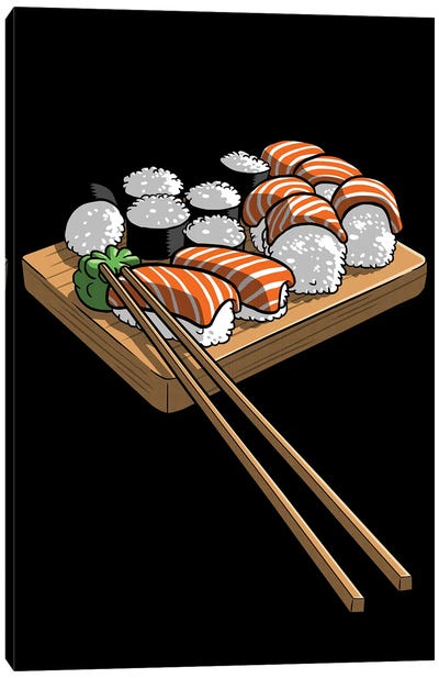 Sushi Nice Canvas Art Print - Alberto Perez