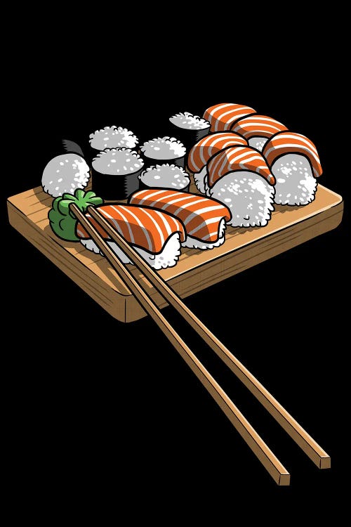 Sushi Nice by Alberto Perez wall art