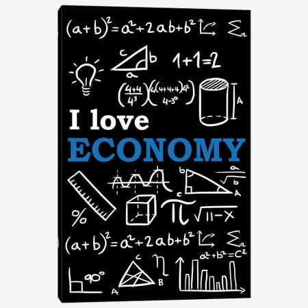 Love Economy Canvas Print #APZ366} by Alberto Perez Art Print